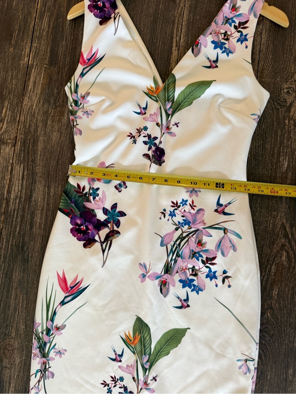 Ted Baker London | Tropical Floral Sheath Dress | Size 2 | NWT - Picture 5 of 12